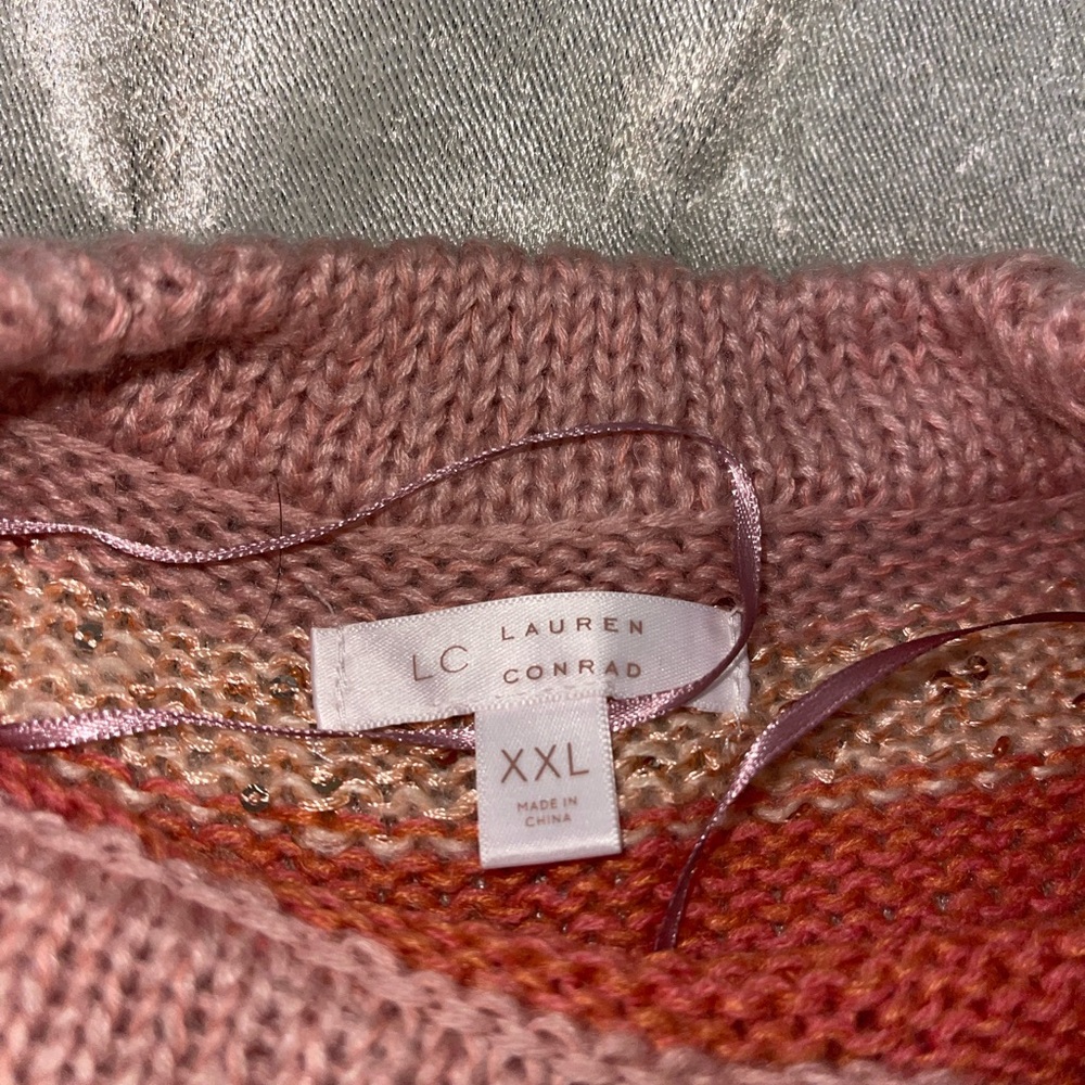 LC Lauren Conrad Pink Sweater